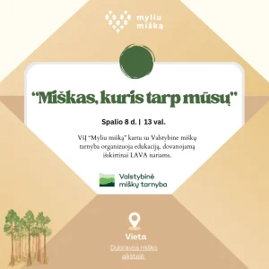 Myliu mišką renginys_kvietimas